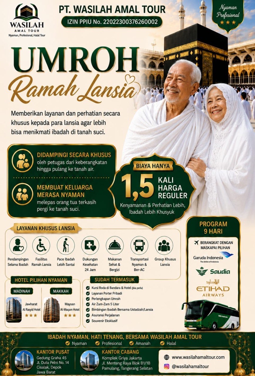 Paket Umroh Ramah Lansia